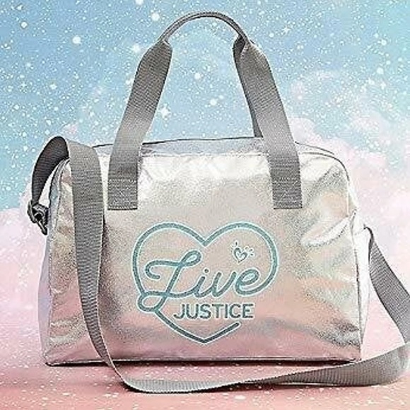 Justice Accessories Justice Limited Edition Shimmer Duffle Duffel Bag Poshmark